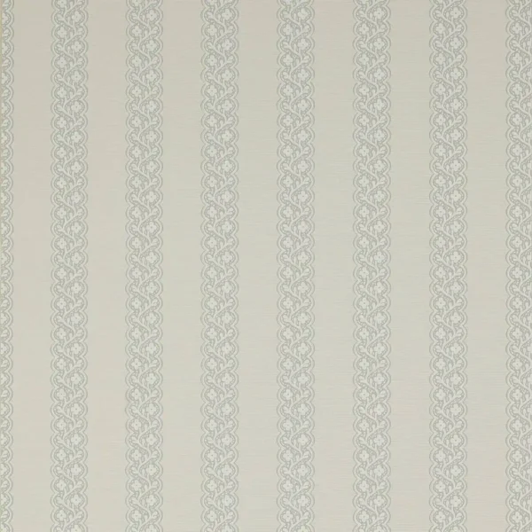 black-grey striped wallpaper from colefax & fowler