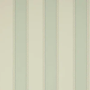 blue striped wallpaper from colefax & fowler