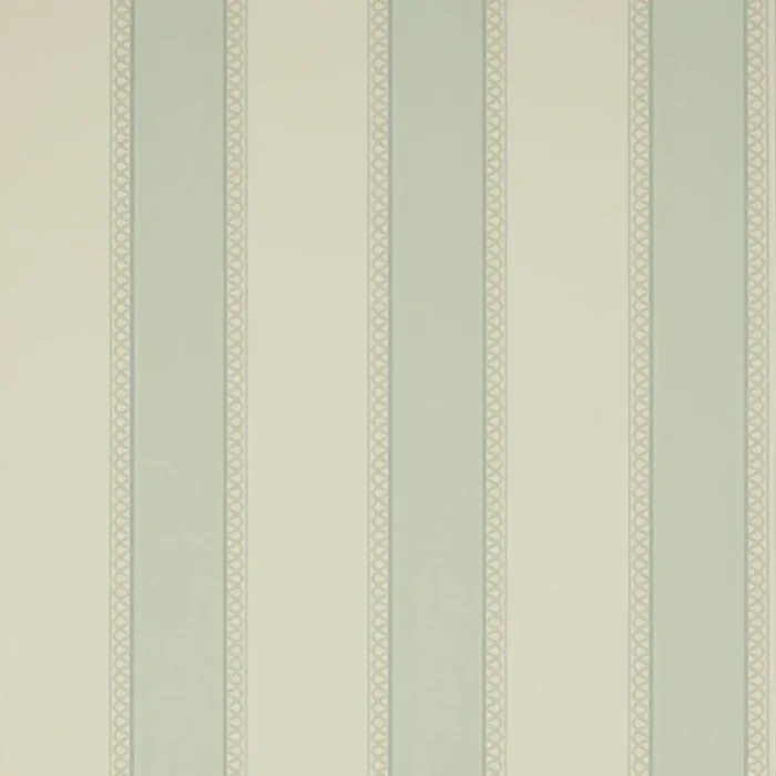 Chartworth Stripe Wallpaper - Old Blue fabric swatch 07139/08