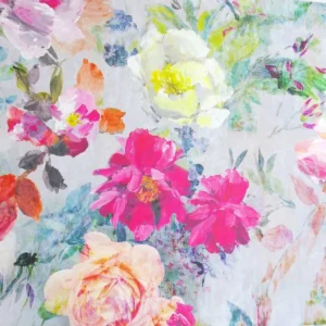multicolour botanical wallpaper from designers guild