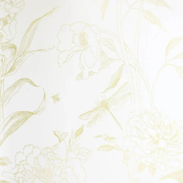 yellow animal wallpaper from designers guild