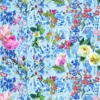 blue botanical wallpaper from designers guild
