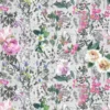 multicolour botanical wallpaper from designers guild
