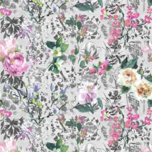 multicolour botanical wallpaper from designers guild
