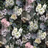 black-grey botanical wallpaper from designers guild