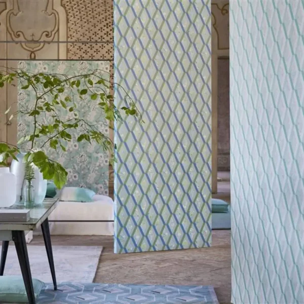 Jourdain Wallpaper - Cobalt from