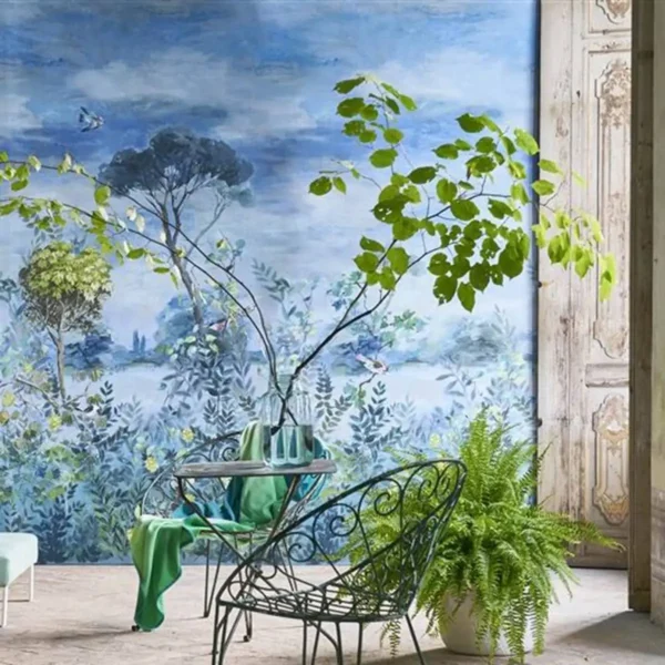 Giardino Segreto Scene 2 Wallpanel - Delft by Giardino Segreto Scene 2 Wallpanel - Delft from