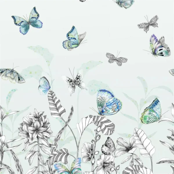 multicolour animal wallpaper from designers guild