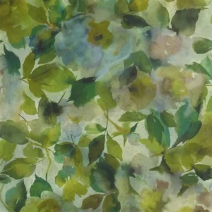 green botanical wallpaper from designers guild
