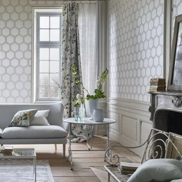 Zardozi Wallpaper - Eau de Nil from