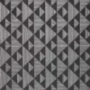 black-grey geometric wallpaper from designers guild