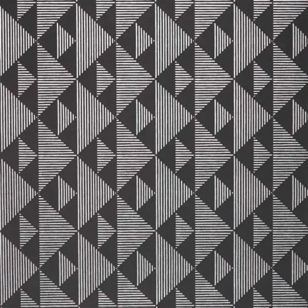 black-grey geometric wallpaper from designers guild