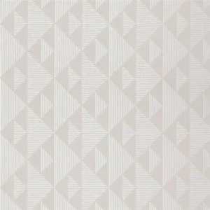 blue geometric wallpaper from designers guild
