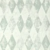 green geometric wallpaper from designers guild