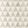 brown geometric wallpaper from designers guild