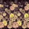 black-grey botanical wallpaper from designers guild