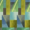 multicolour geometric wallpaper from designers guild