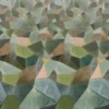 multicolour geometric wallpaper from designers guild