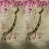 brown botanical wallpaper from designers guild