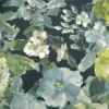 black-grey botanical wallpaper from designers guild