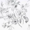 black-grey botanical wallpaper from designers guild