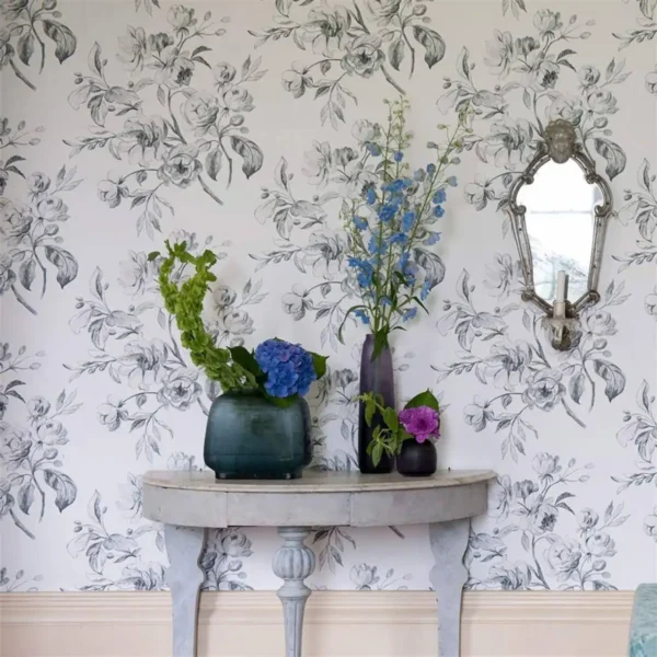 Watelet Wallpaper - Black and White by Watelet Wallpaper - Black and White from