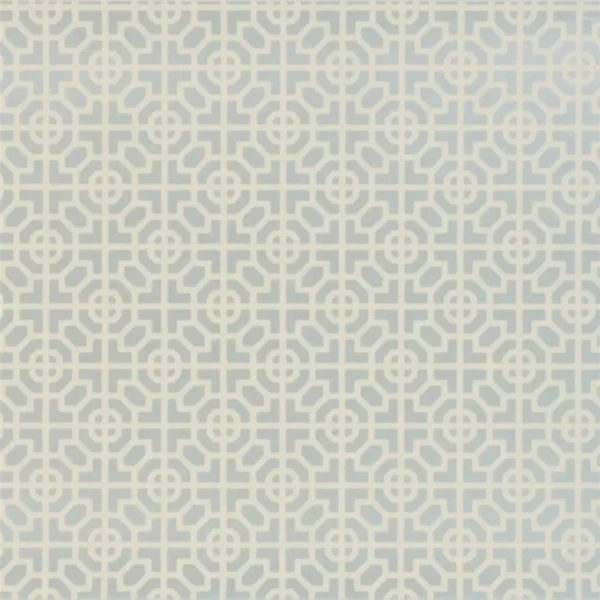 Sussex Wallpaper - Duck Egg by blue geometric wallpaper from designers guild