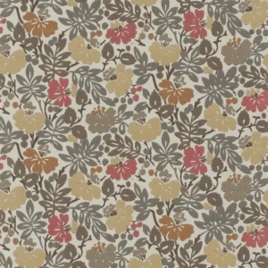 blue botanical wallpaper from designers guild