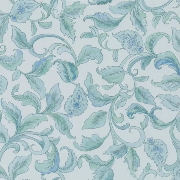 Piccadilly Park Wallpaper - Delft by blue botanical wallpaper from designers guild