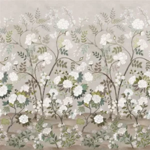 multicolour botanical wallpaper from designers guild