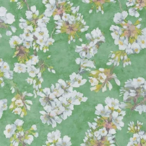 green botanical wallpaper from designers guild