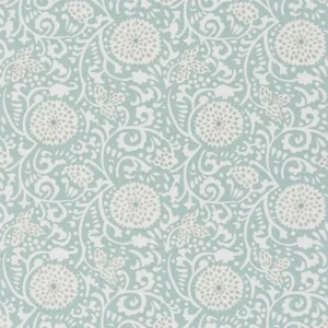 green botanical wallpaper from designers guild