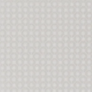 white geometric wallpaper from designers guild
