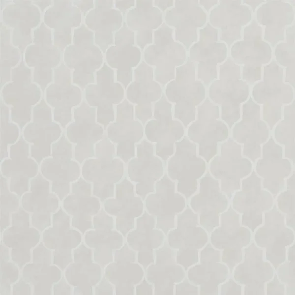white geometric wallpaper from designers guild