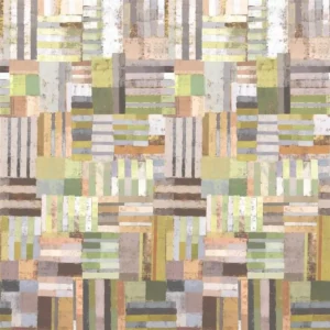 multicolour geometric wallpaper from designers guild
