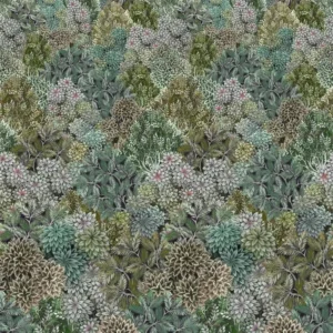 green botanical wallpaper from designers guild