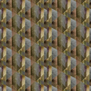 green geometric wallpaper from designers guild