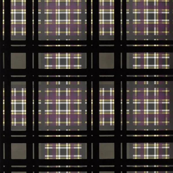 Chennai Wallcovering - Chocolate by brown geometric wallpaper from designers guild