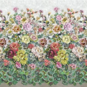 multicolour botanical wallpaper from designers guild