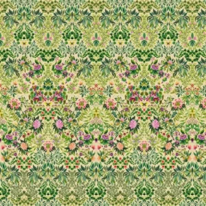 green botanical wallpaper from designers guild