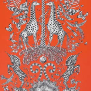 black-grey animal wallpaper from emma shipley