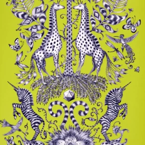 black-grey animal wallpaper from emma shipley