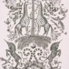 black-grey animal wallpaper from emma shipley