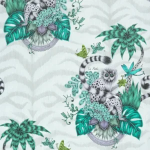green animal wallpaper from emma shipley