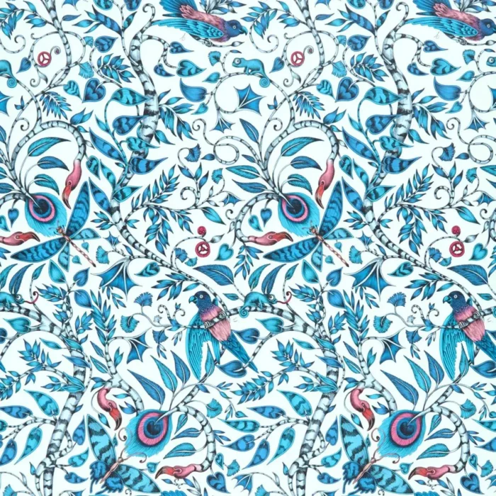 Rousseau Wallpaper - Blue swatch