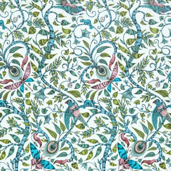 Rousseau Wallpaper - Jungle by blue animal wallpaper from emma shipley
