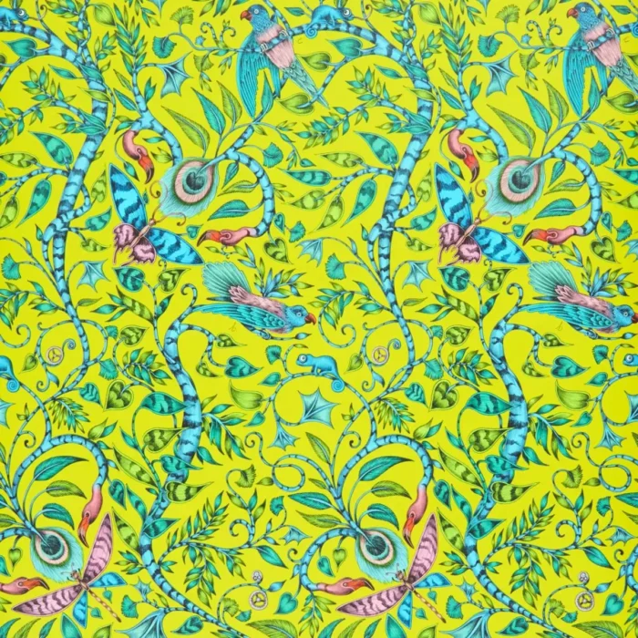 Rousseau Wallpaper - Lime swatch