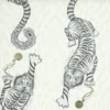 black-grey animal wallpaper from emma shipley