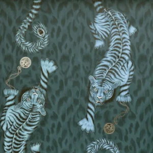 blue animal wallpaper from emma shipley
