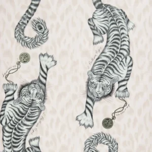 pink animal wallpaper from emma shipley